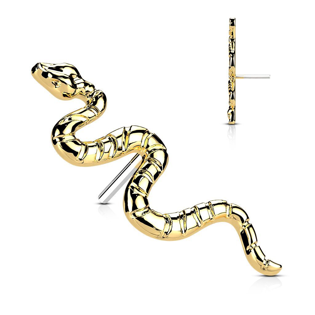Snake Flat Back (gold) Snake Flat Back (gold)