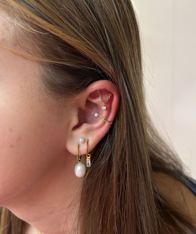 14kt Gold Connector Chain