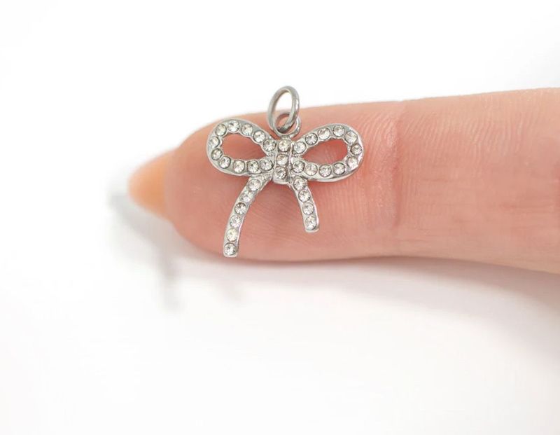 Bow Charm (silver)
