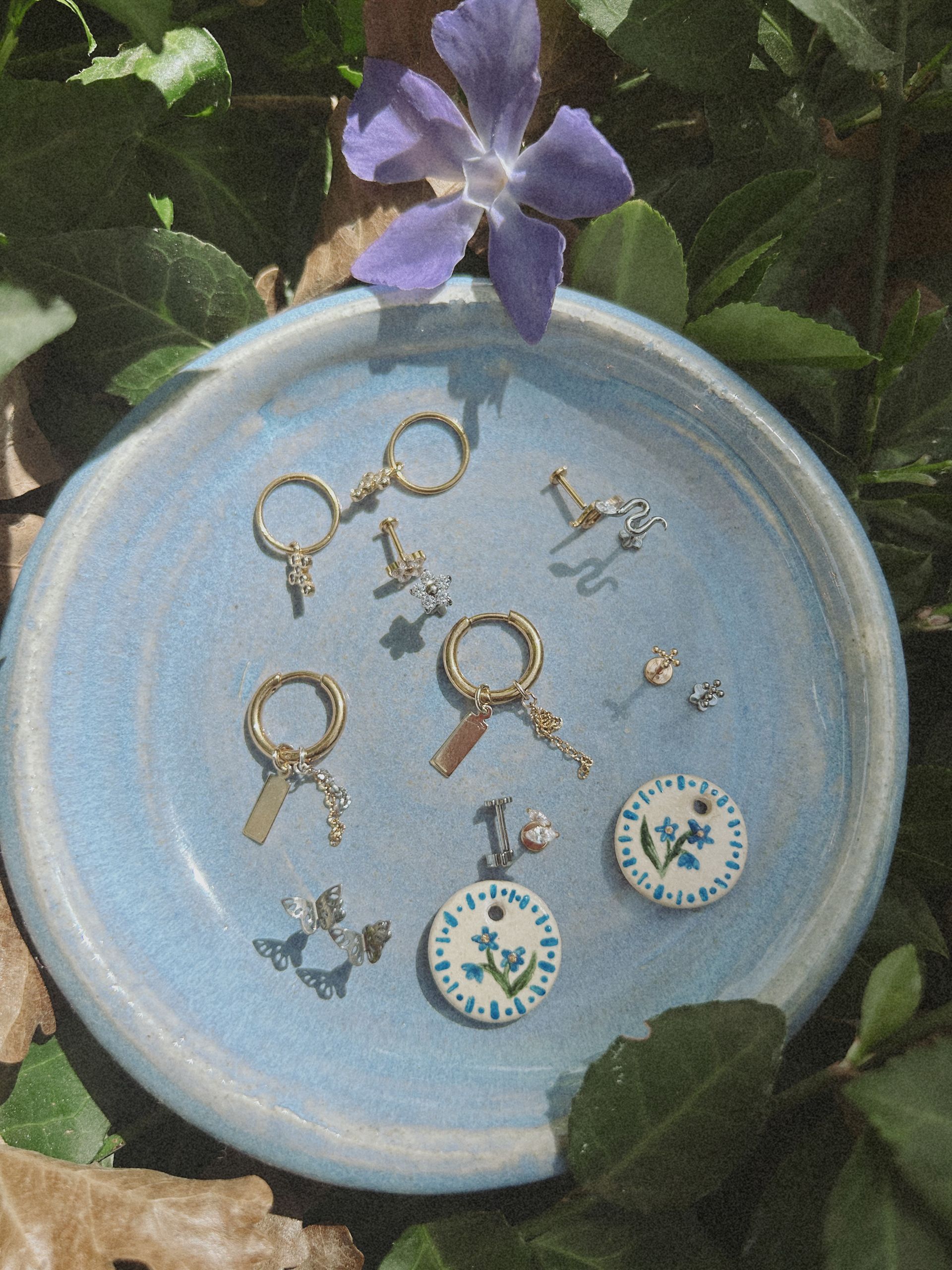 Dainty Dangles Hoops