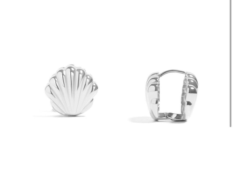 Shell Huggies (silver)