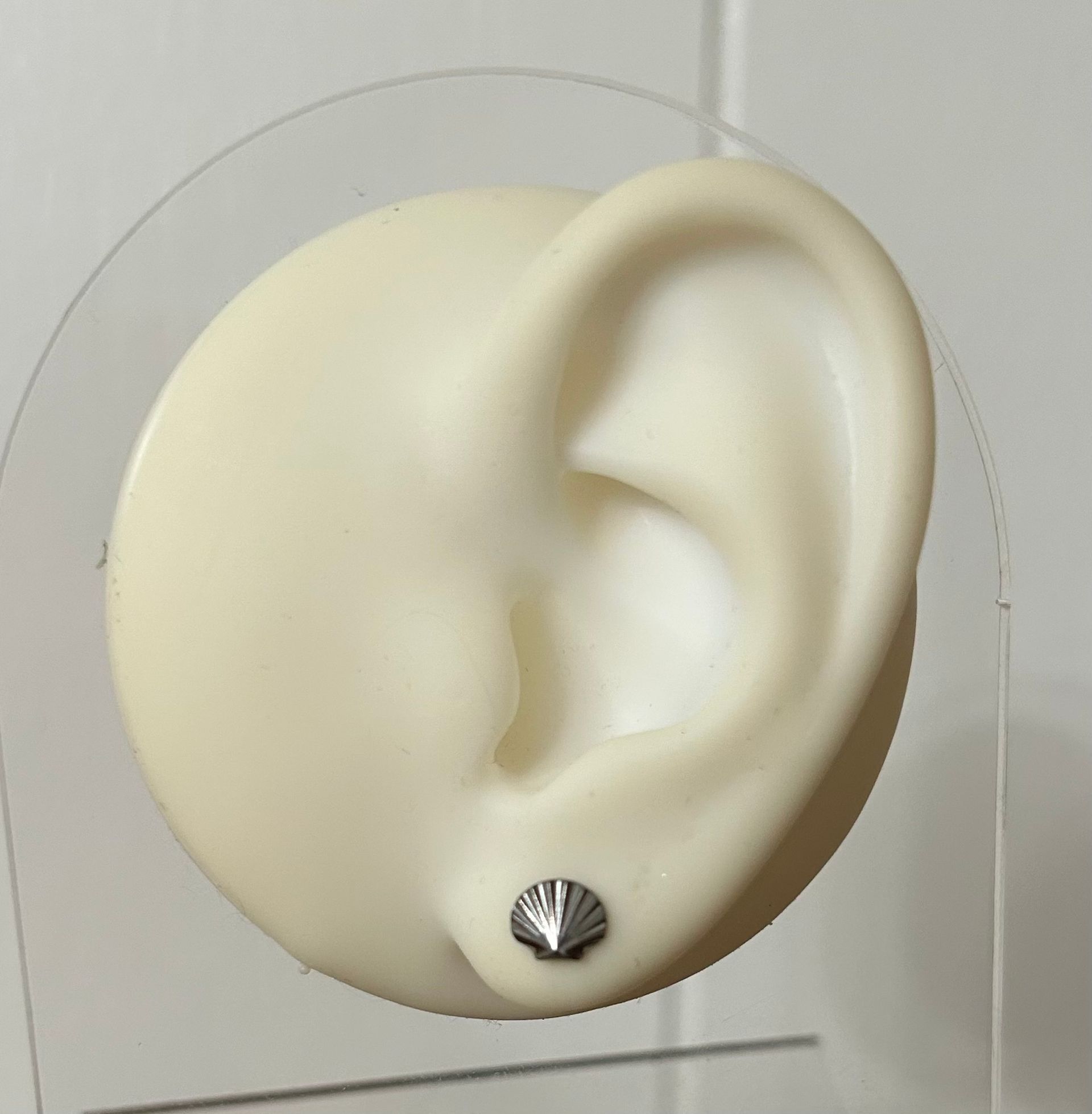 Seashell Flatback (silver)