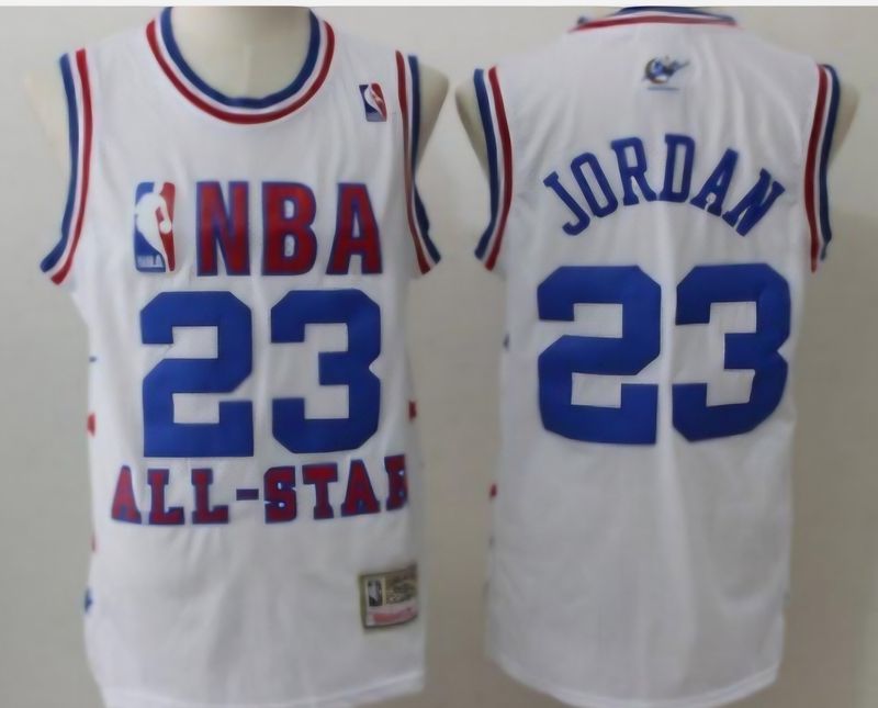 Jersey Michael Jordan #23 White