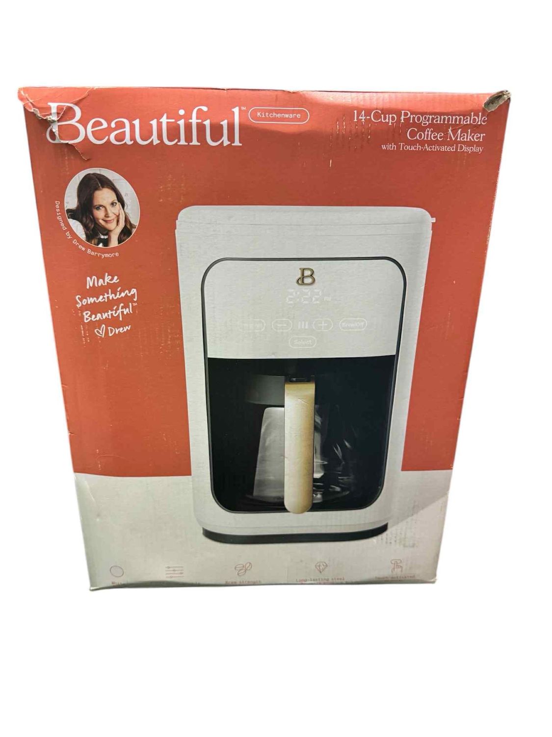 cafetière 14 tasse Drew Barrymore neuf boite ouverte