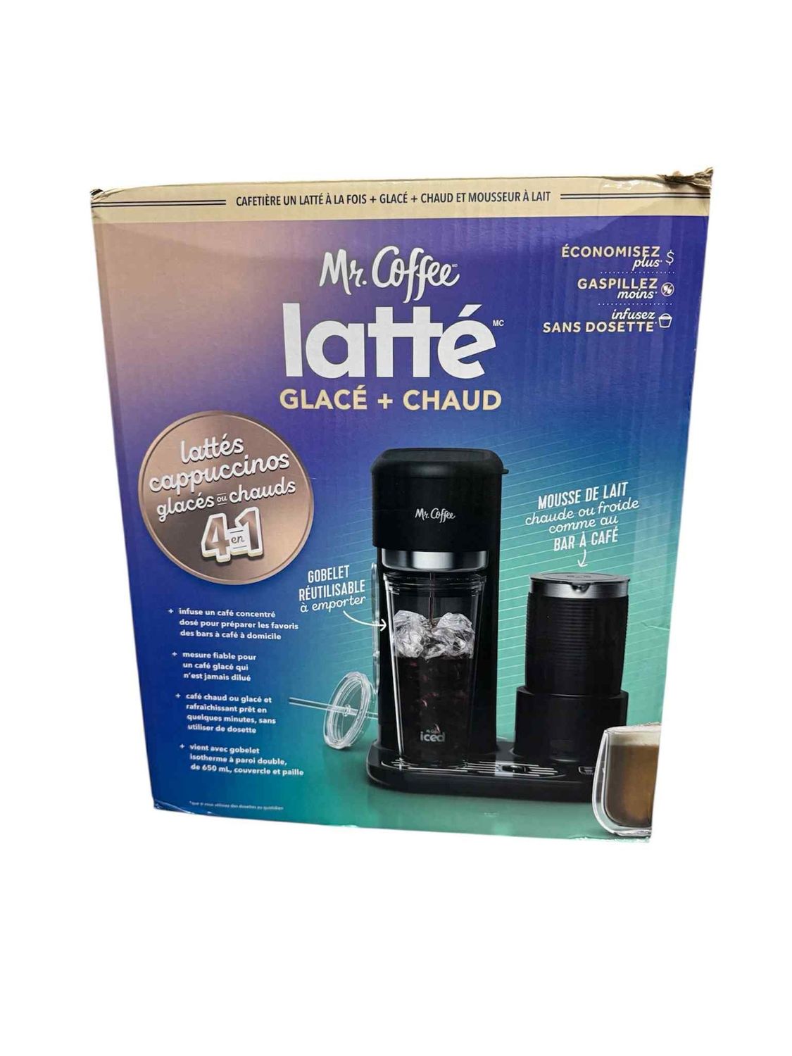 machine a café latte 4 en 1