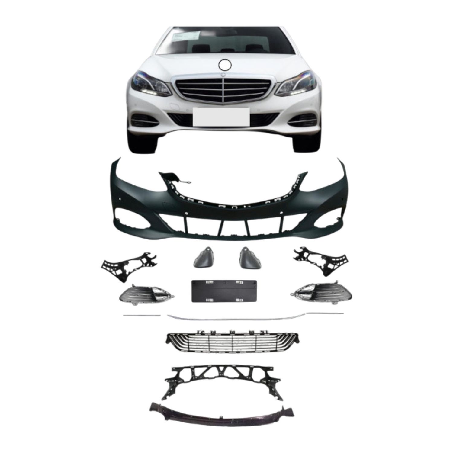 Bumper Complete Front W212 F/L Classic for Mercedes-Benz E-CLASS