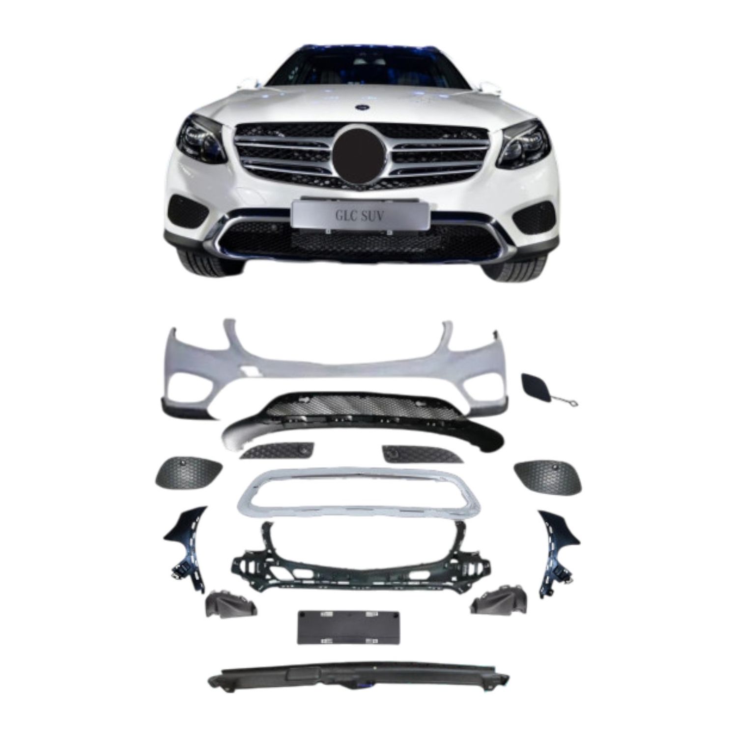 Bumper Complete Front X253 for Mercedes-Benz GLC-Class