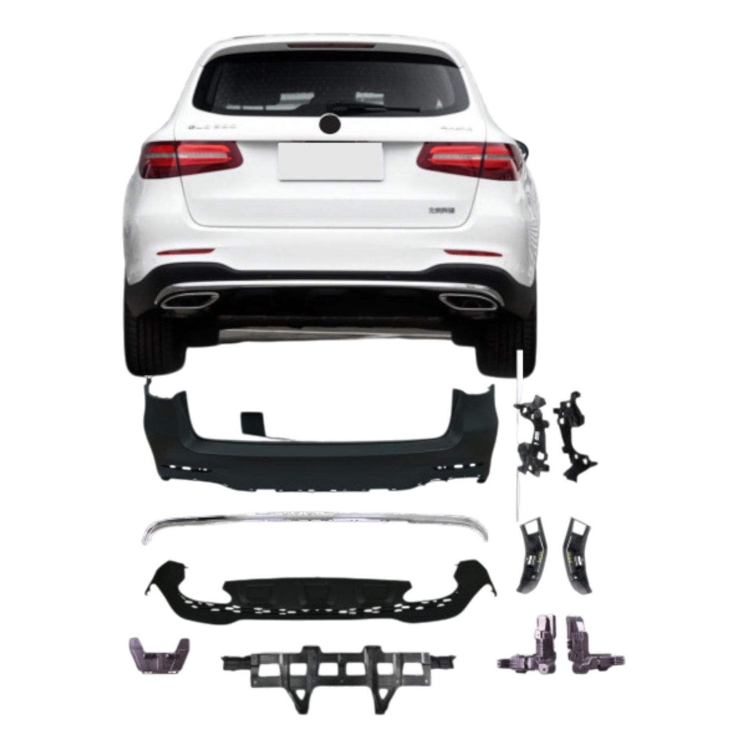 Bumper Complete Rear X253 for Mercedes-Benz GLC-Class