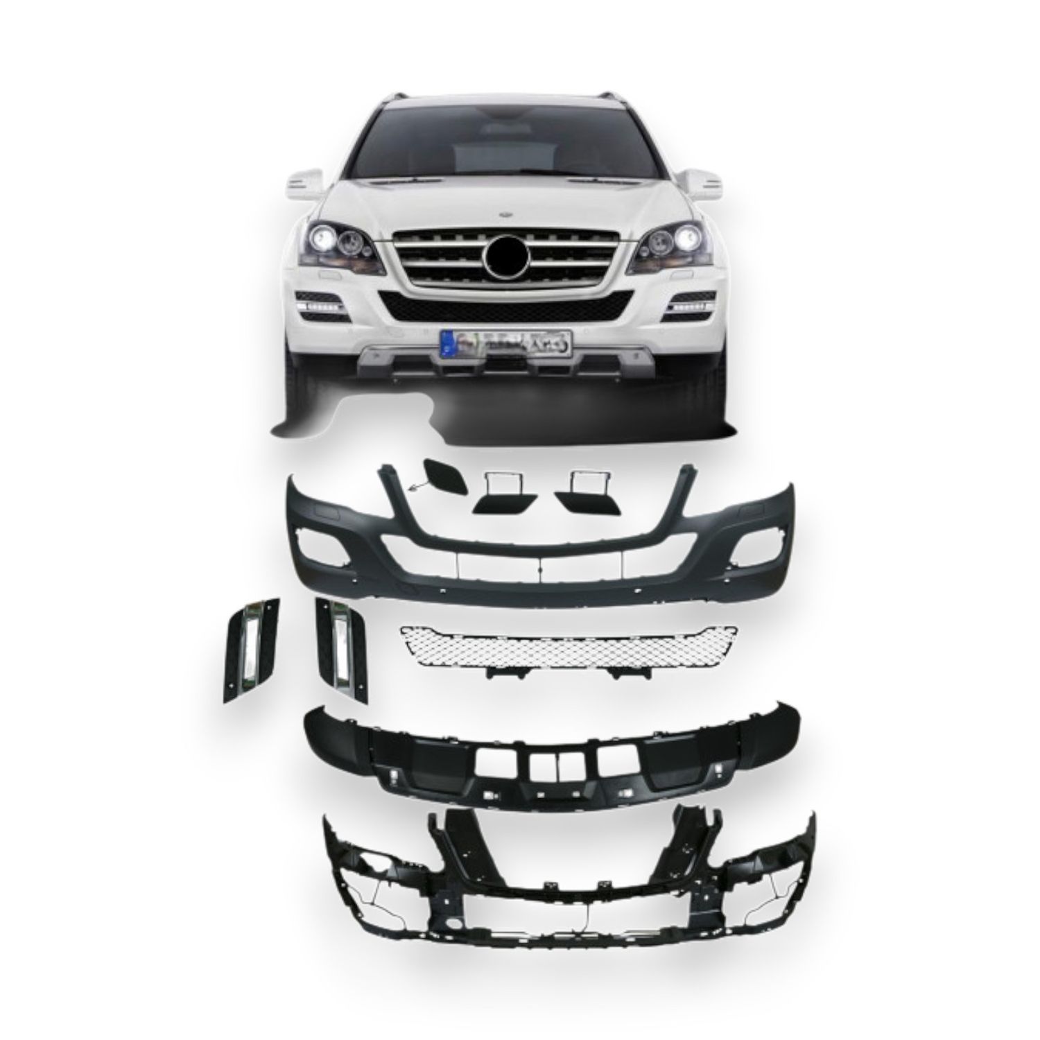 Bumper Complete Front W164 for Mercedes-Benz ML-CLASS