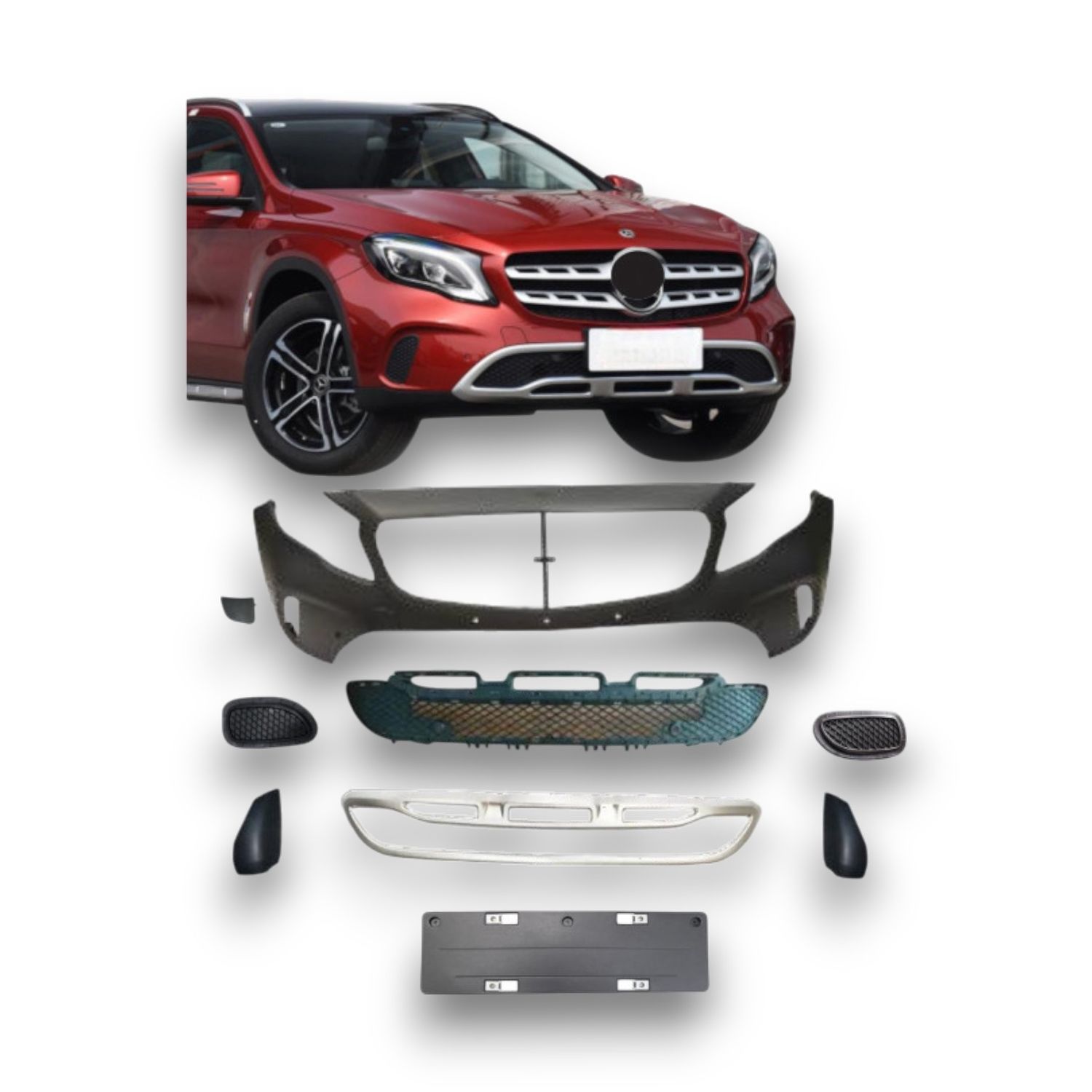 Bumper Complete Front X156 F/L S for Mercedes-Benz GLA-CLASS