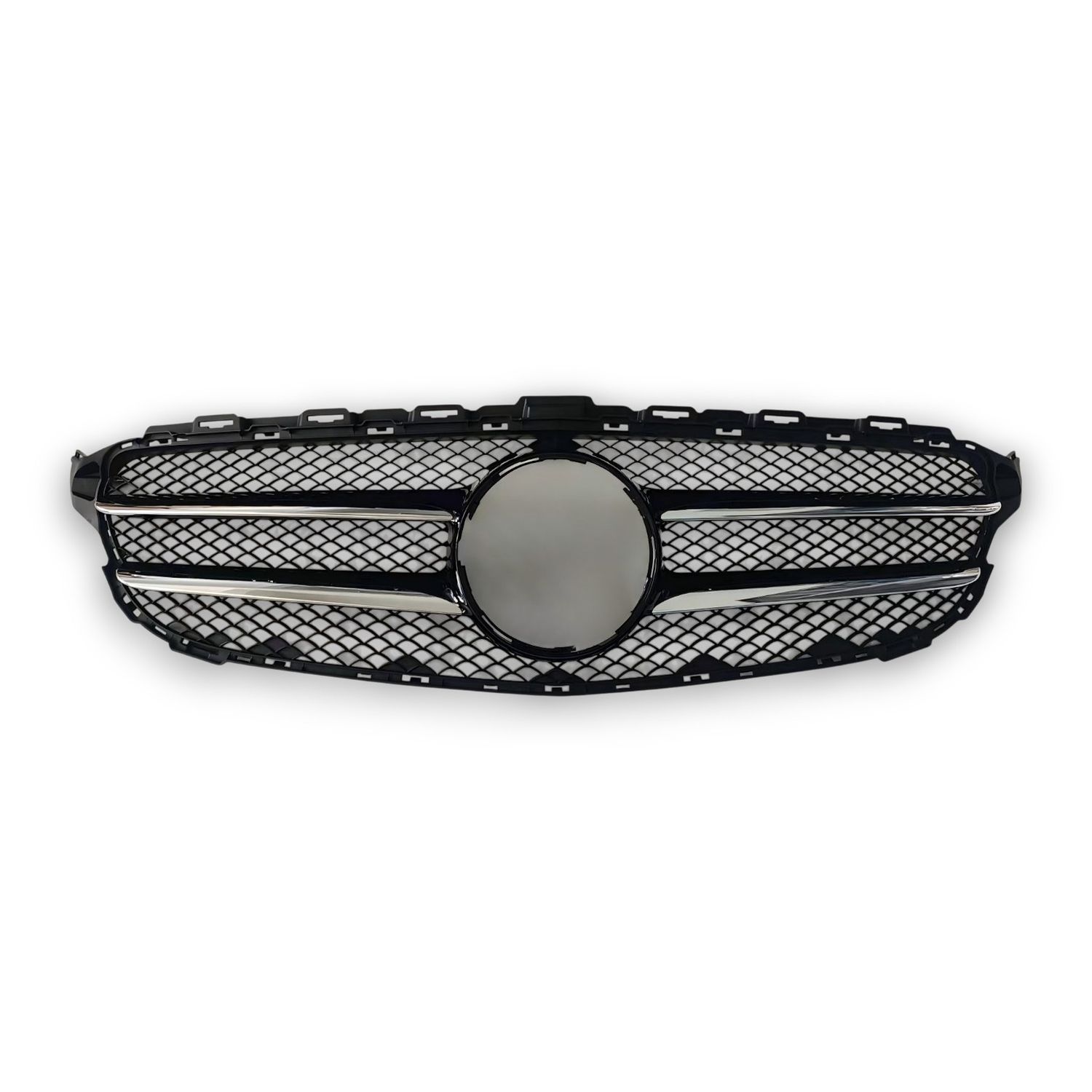 Front Grill W205 P/F for Mercedes-Benz C-Class, Alternate Variantations: Silver