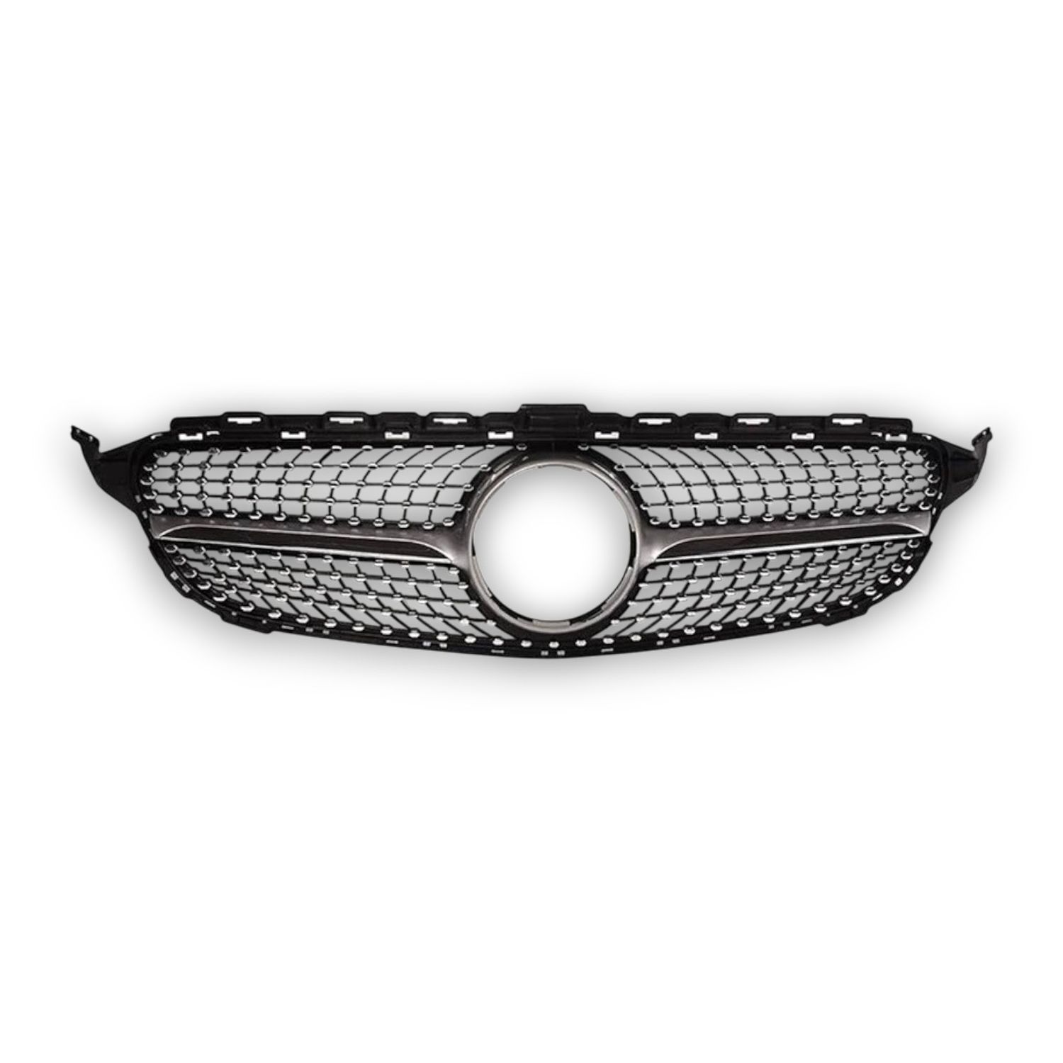Front Grill W205 for Mercedes-Benz C-CLASS, Alternate Variantations: Silver