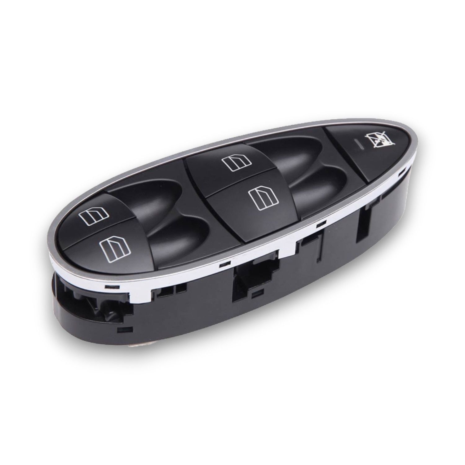Window Switch W211 for Mercedes-Benz, Alternate Variantations: Silver Trim
