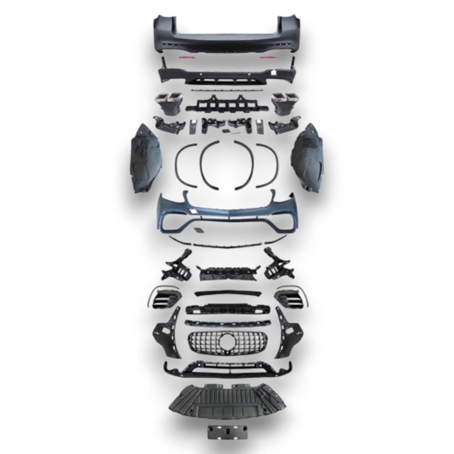 Bumper Kit Complete X253 AMG GLC63 for Mercedes-Benz GLC-CLASS