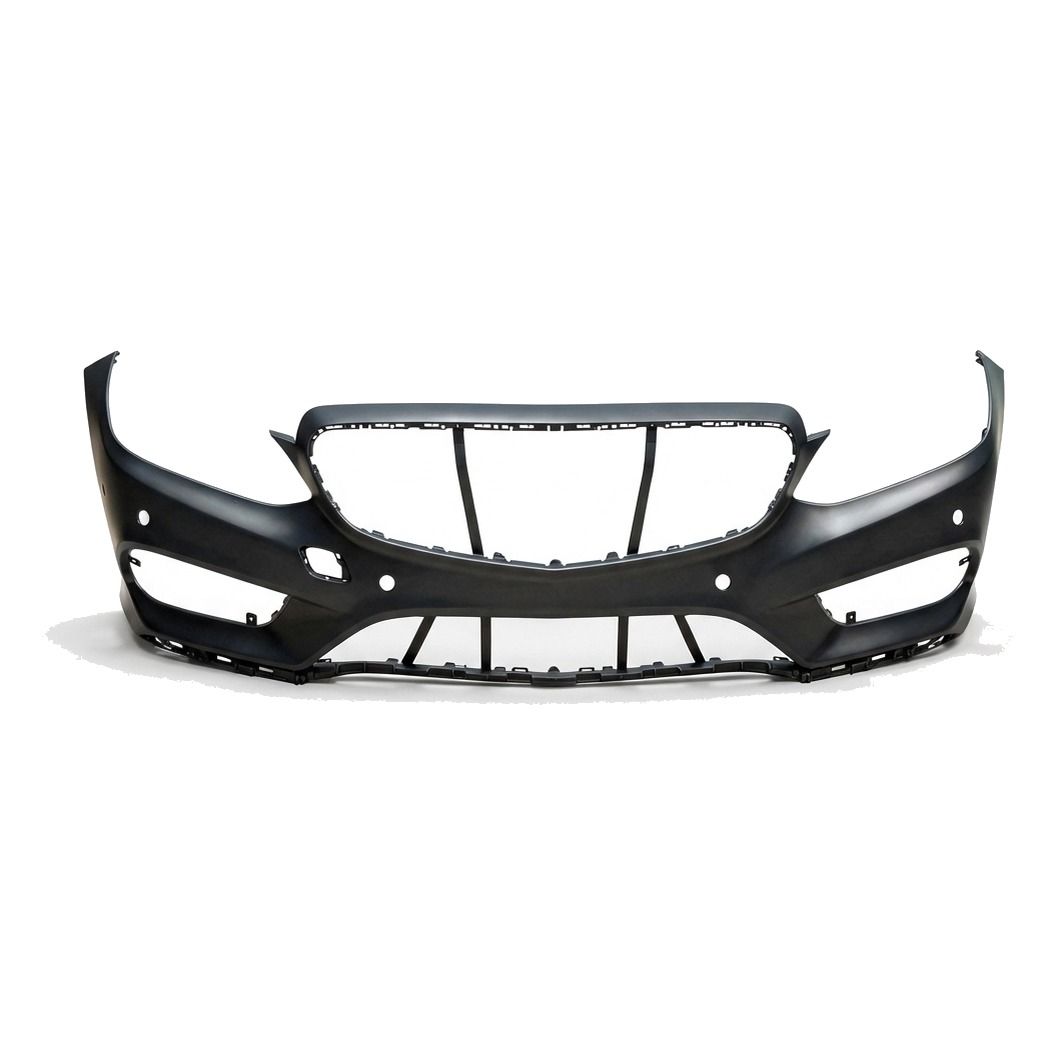 Compatible Shell Front Bumper for Mercedes-Benz E-Class W212 Facelift AMG Line look (2013–2016), Ref 2128852738, Position: W/ PDC