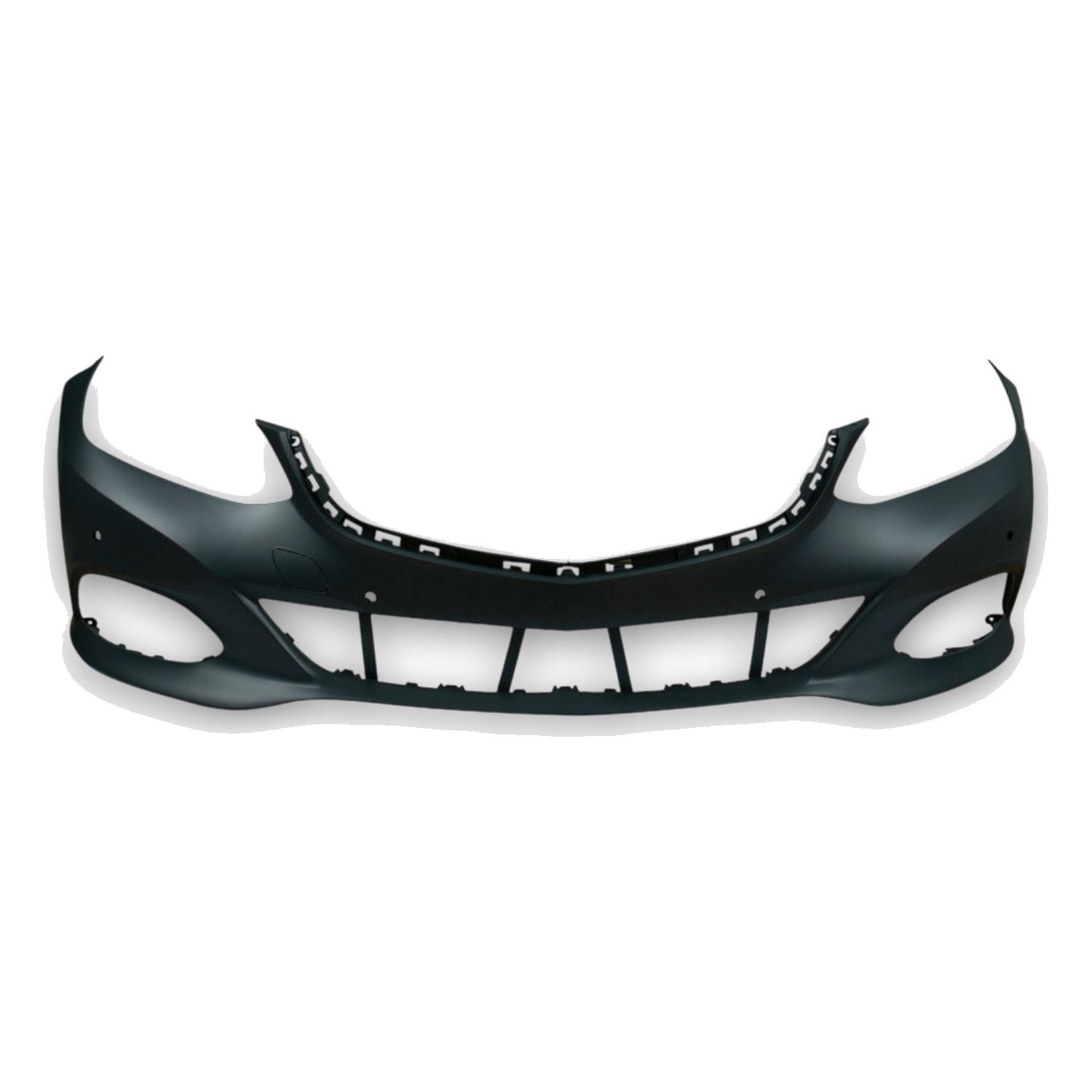 Compatible Shell Front Bumper for Mercedes-Benz E-Class W212 Facelift (2013–2016), Ref 2128802547, Version: W/ PDC