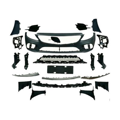 Compatible Complete Front Bumper for Mercedes-Benz C-Class W205 Facelift AMG Line look (2018–2021), Ref 2058802305