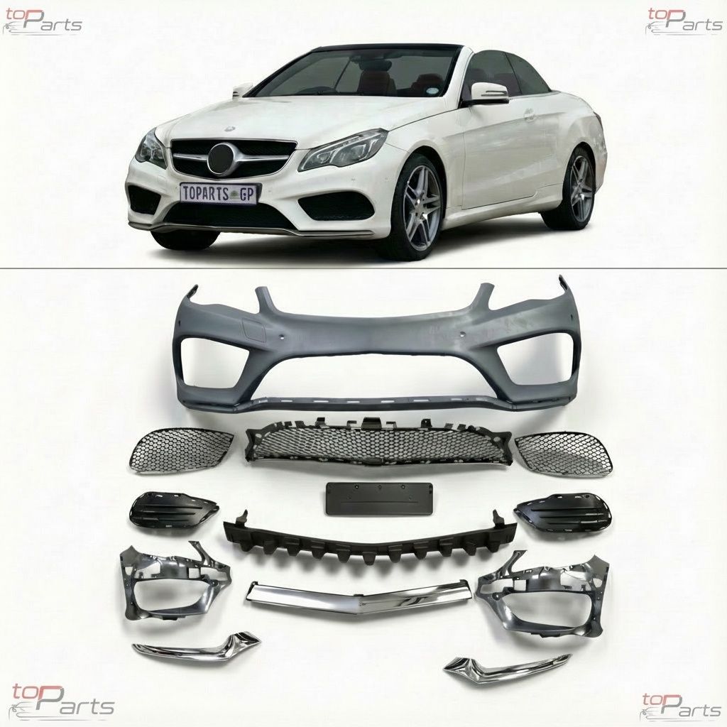 Bumper Complete Front C207 AMG for Mercedes-Benz E-CLASS, Alternate Variantations: W/PDC