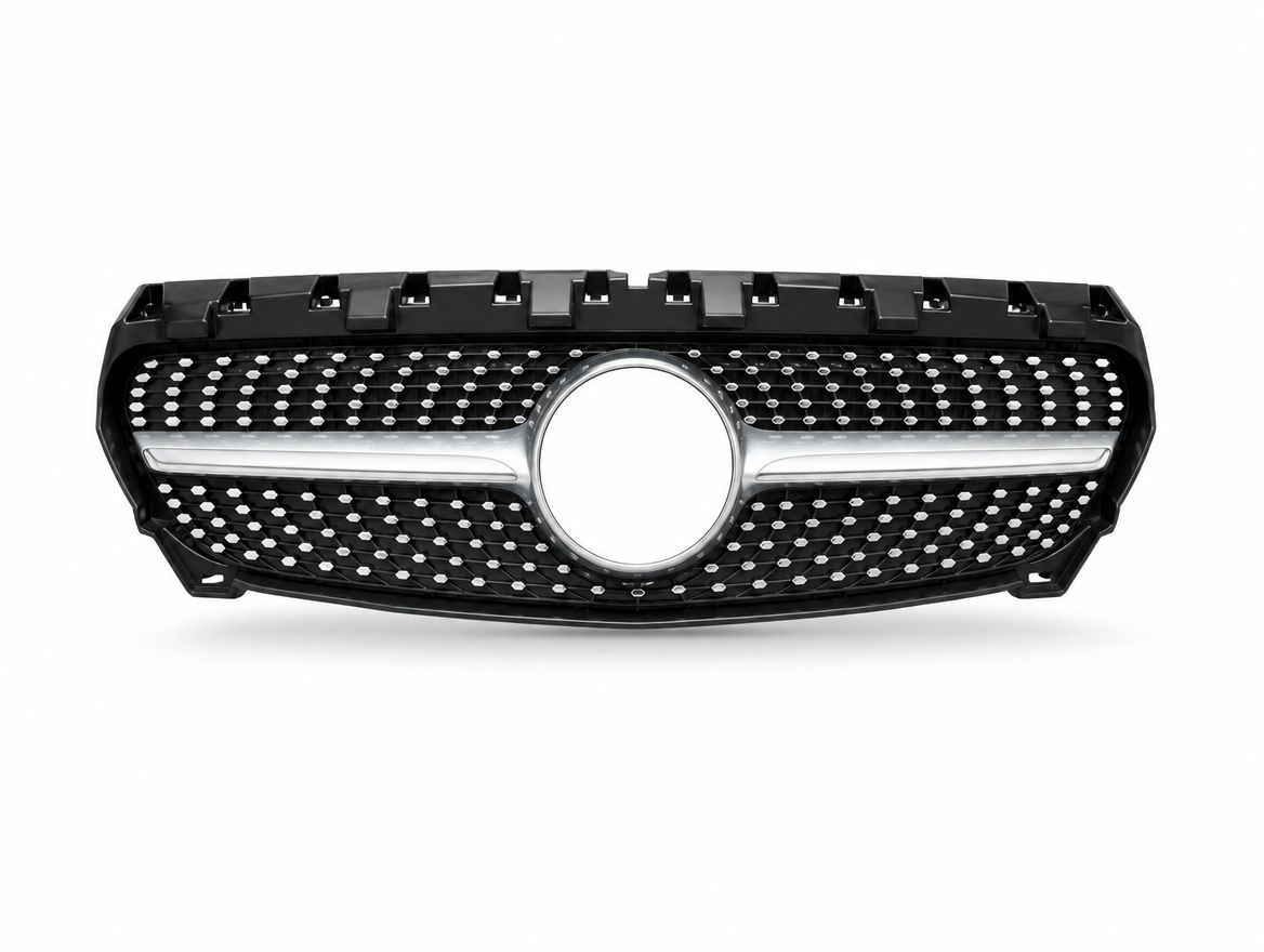 Front Grill C117 P/F Diamond for Mercedes-Benz CLA-Class Front Grill C117 P/F Diamond for Mercedes-Benz CLA-Class, Alternate Variantations: Chrome