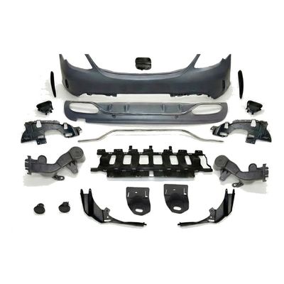 Compatible Complete Rear Bumper for Mercedes-Benz C-Class W205 Facelift AMG Line look, Ref 2058853304