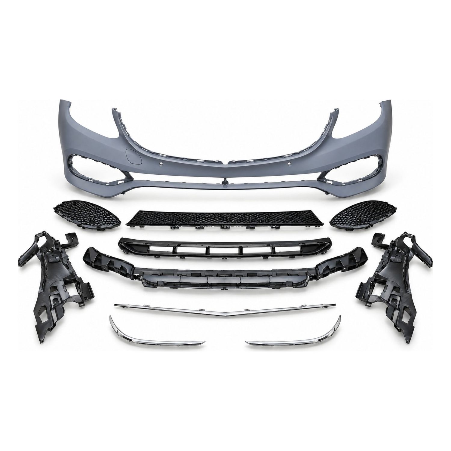 Compatible Complete Front Bumper for Mercedes-Benz E-Class W213 Pre-Facelift, Ref 2138850138