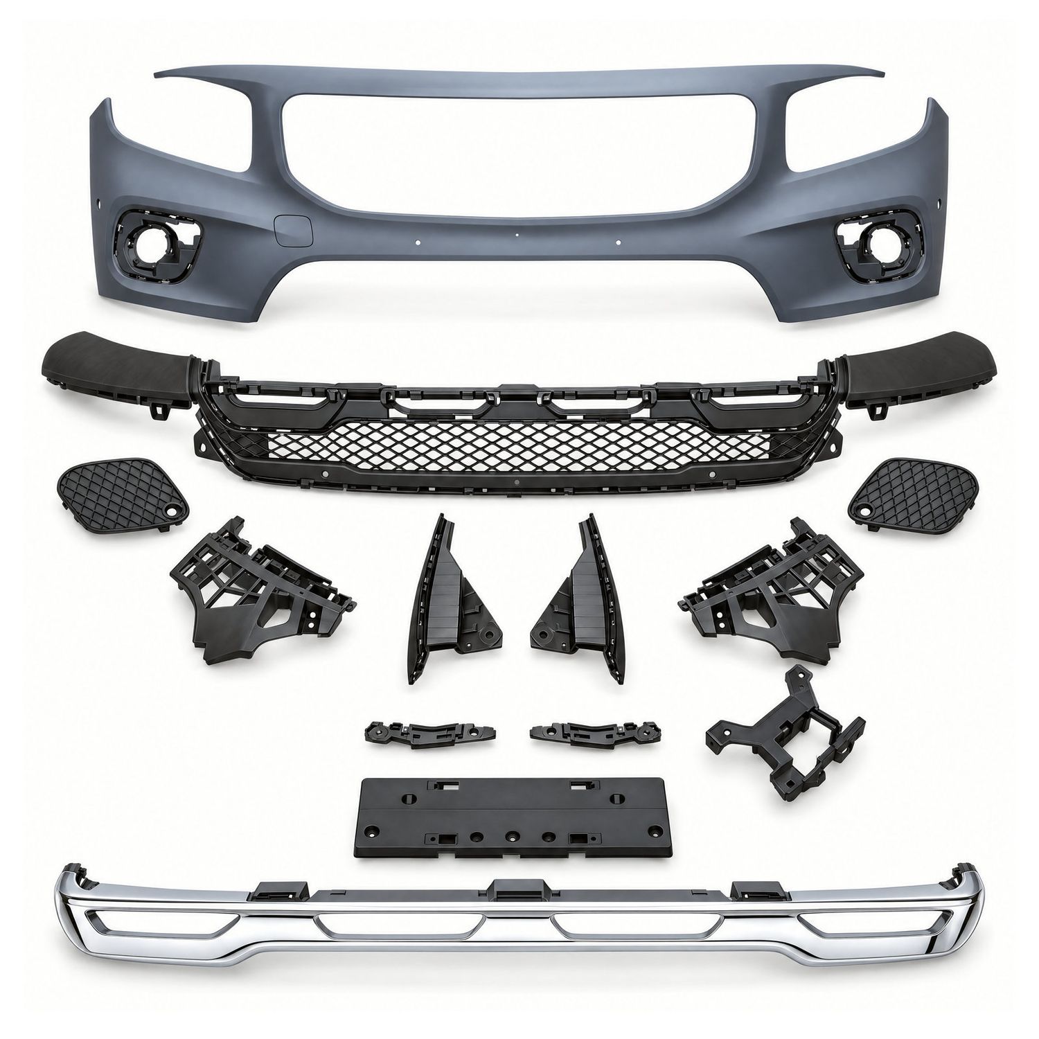 Compatible Complete Front Bumper for Mercedes-Benz GLB-Class X247, Ref 2478806506