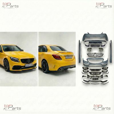 Bumper Kit Complete W205 F/L AMG C63 for Mercedes-Benz C-CLASS