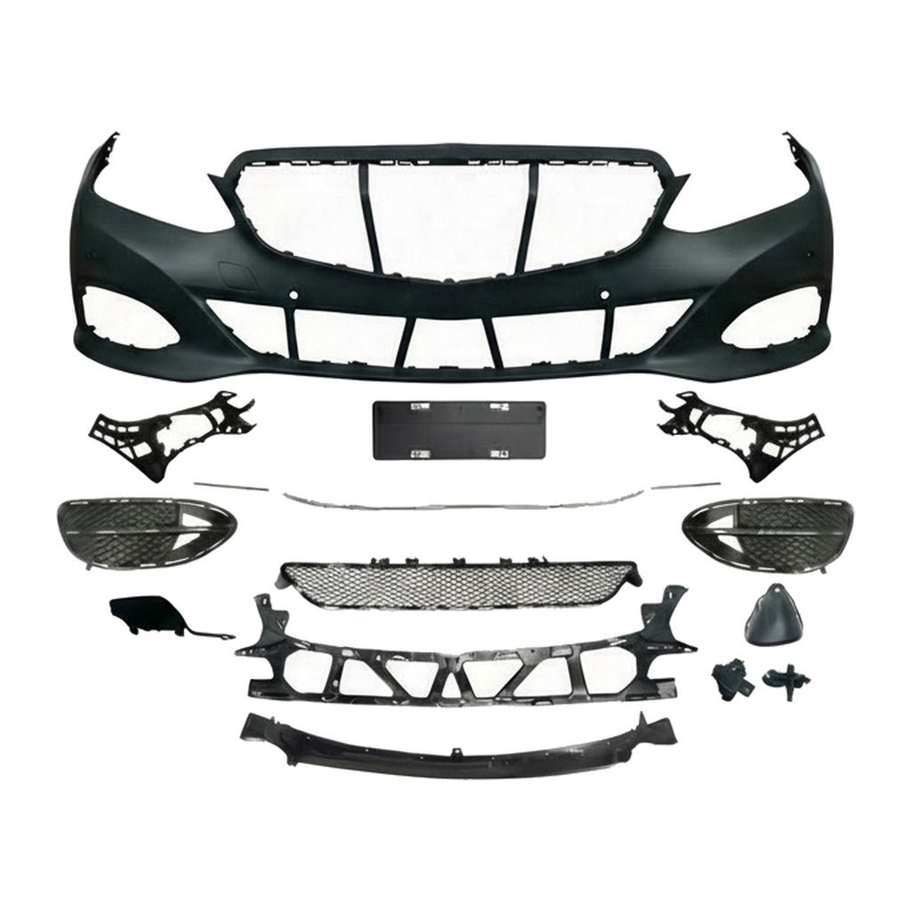 Compatible Complete Front Bumper for Mercedes-Benz E-Class W212 Facelift Avantgarde (2013–2016), Ref 2128802647