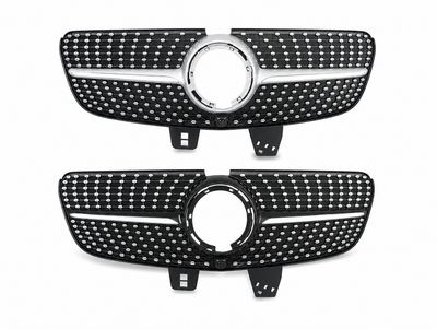 Compatible Front Grille for Mercedes-Benz V-Class W447 Facelift Diamond