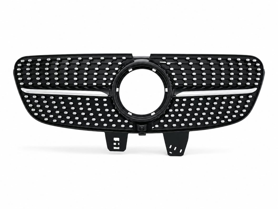Front Grille W447 F/L Diamond for Mercedes-Benz V-Class, Alternate Variantations: W/Camera Black