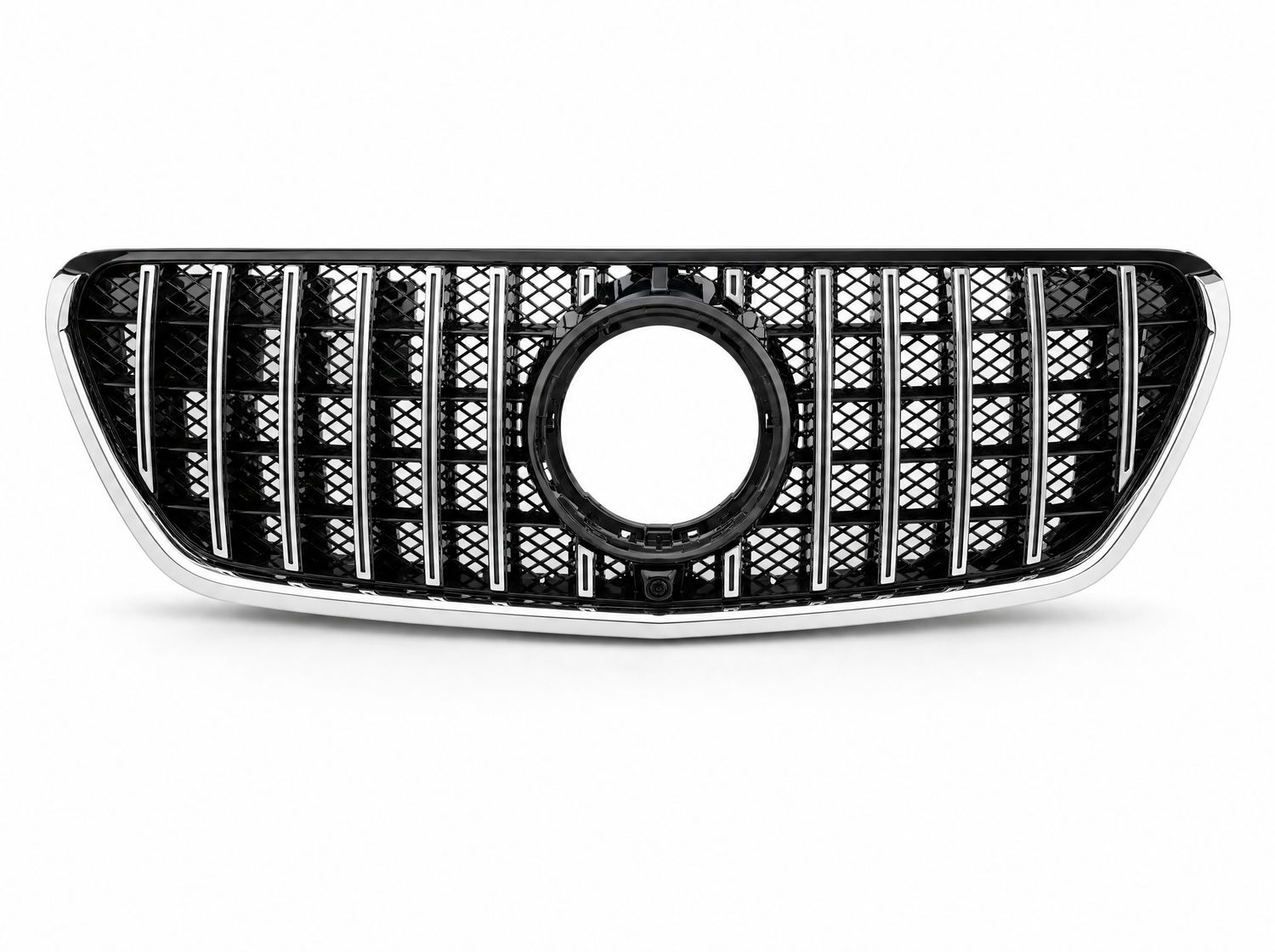 Front Grille W447 P/F GT for Mercedes-Benz Vito, Alternate Variantations: W/Camera Chrome