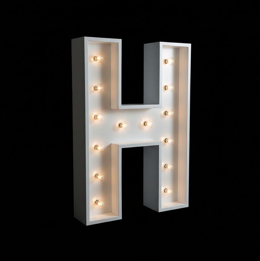 Full Size Letter H