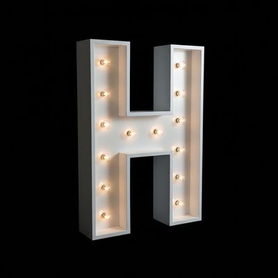 Full Size Letter H