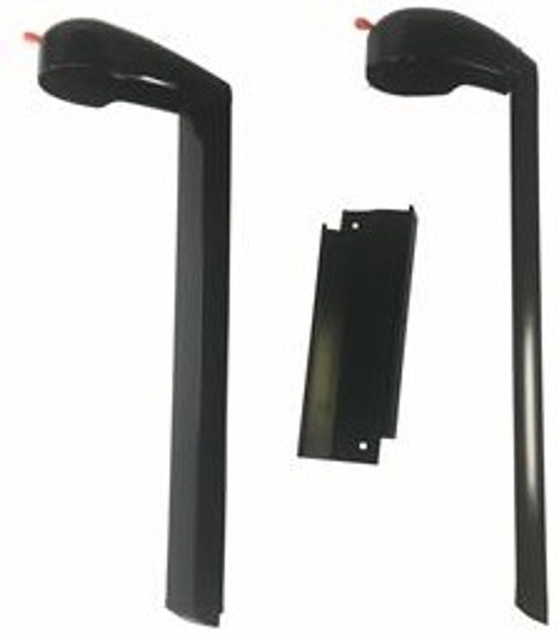 Awning Mounting Kit – For SlideOut Awnings – Tall Bracket For 3-1/4 To 5 Inch Flange Size – Black