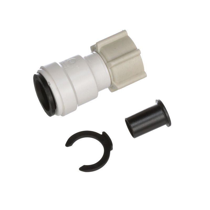 Fresh Water Adapter Fitting – 3510 Series, 1/2 Inch Female Quick Connect Copper T