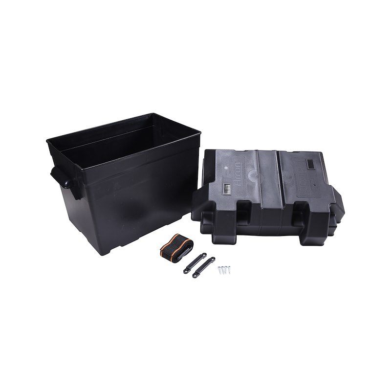 Strap Style Box – Fits Group 24 Batteries, Black
