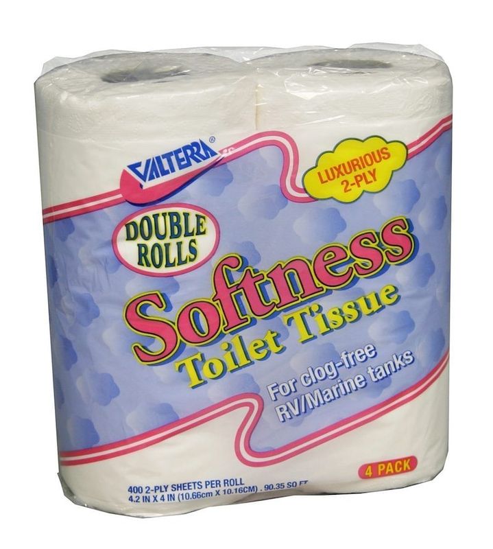 Toilet Tissue; Softness; 2 Ply; 4 Double Roll Pack