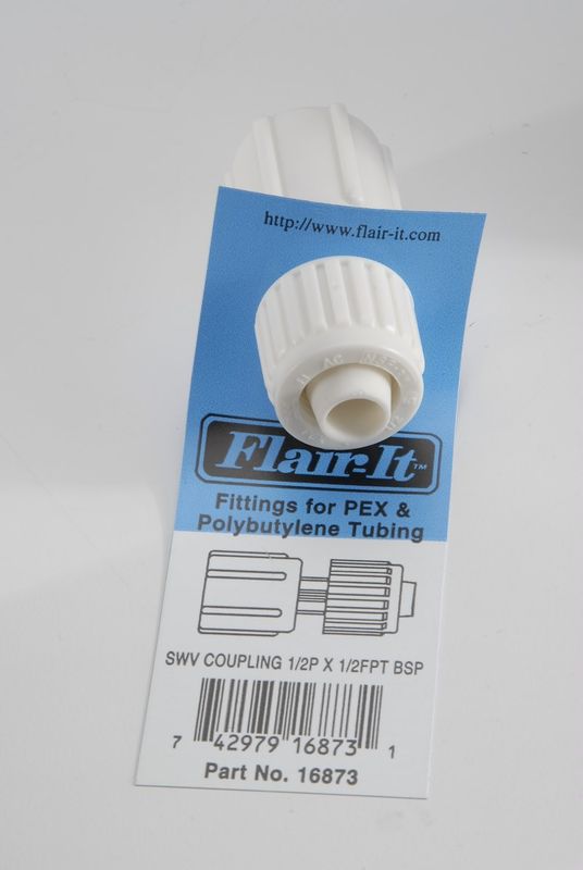 Flair-It – Adapter – 1/2 Inch PEX x 1/2 Inch Female BSP Swi