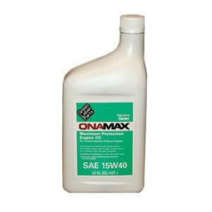 OnaMax – Oil – Use With RV Generator Engines, SAE 15W-40