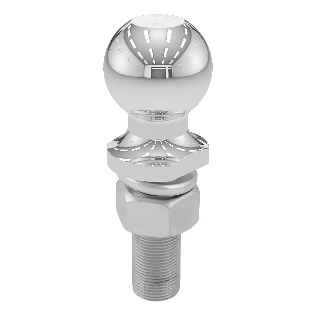 2" Trailer Ball (1" x 3" Shank, 6,000 lbs., Chrome)