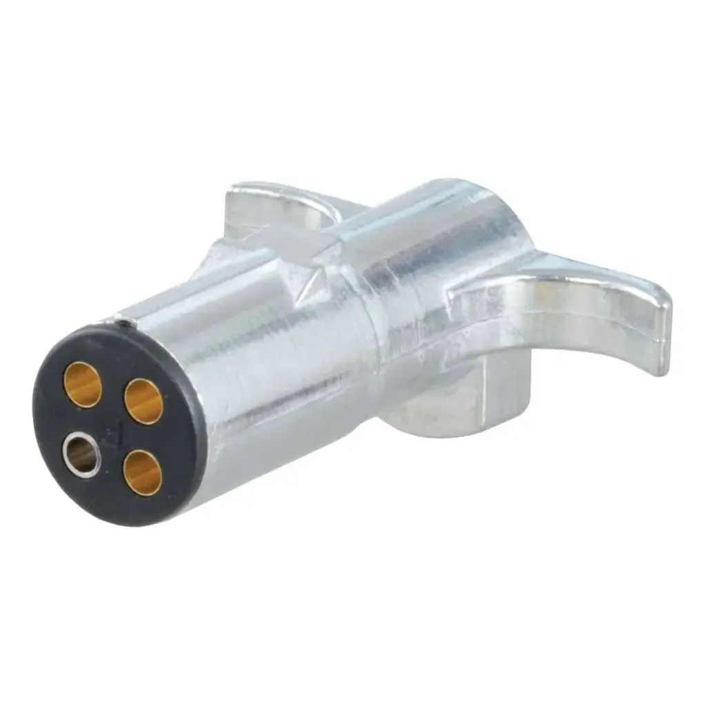 4-Way Round Connector Plug (Trailer Side) 4-Way Round Connector Plug (Trailer Side)