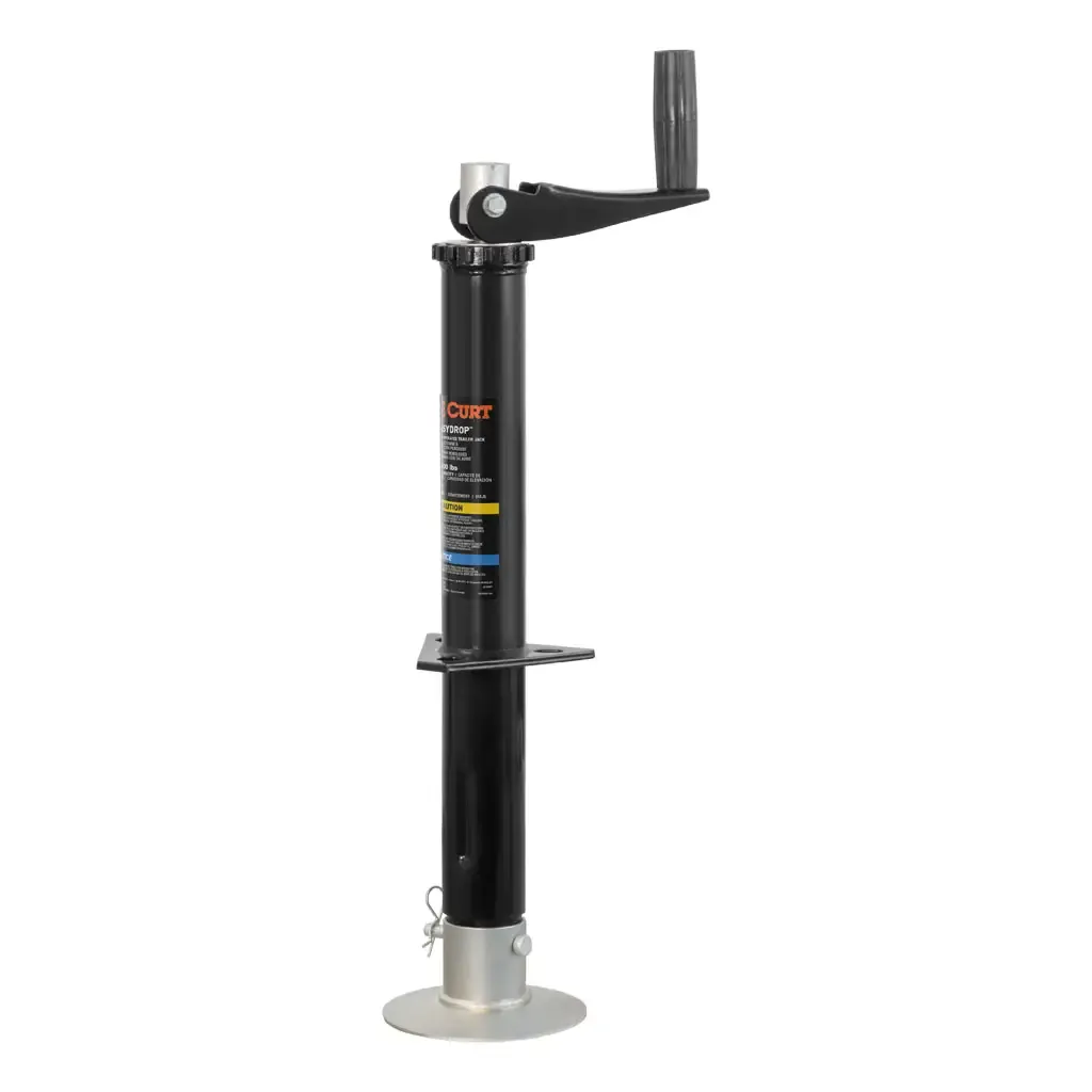 Lippert Quick Drop Drill-Operated Tongue Jack, 2,000 lbs, 14" Travel