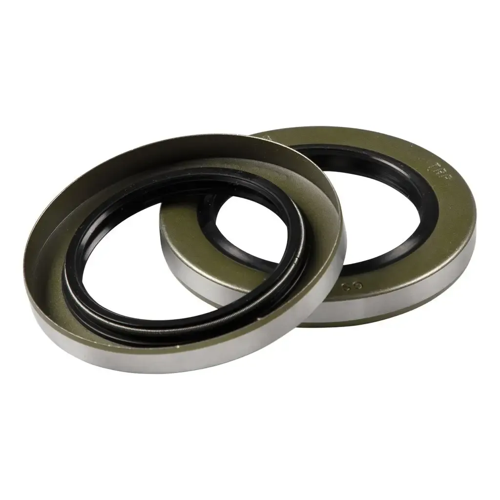 Double Lip Grease Seal, 5,200-8,000-lb. Axles, 2.25 Double Lip Grease Seal, 5,200-8,000-lb. Axles, 2.25" Spindle Shaft Diam., 2 Pack