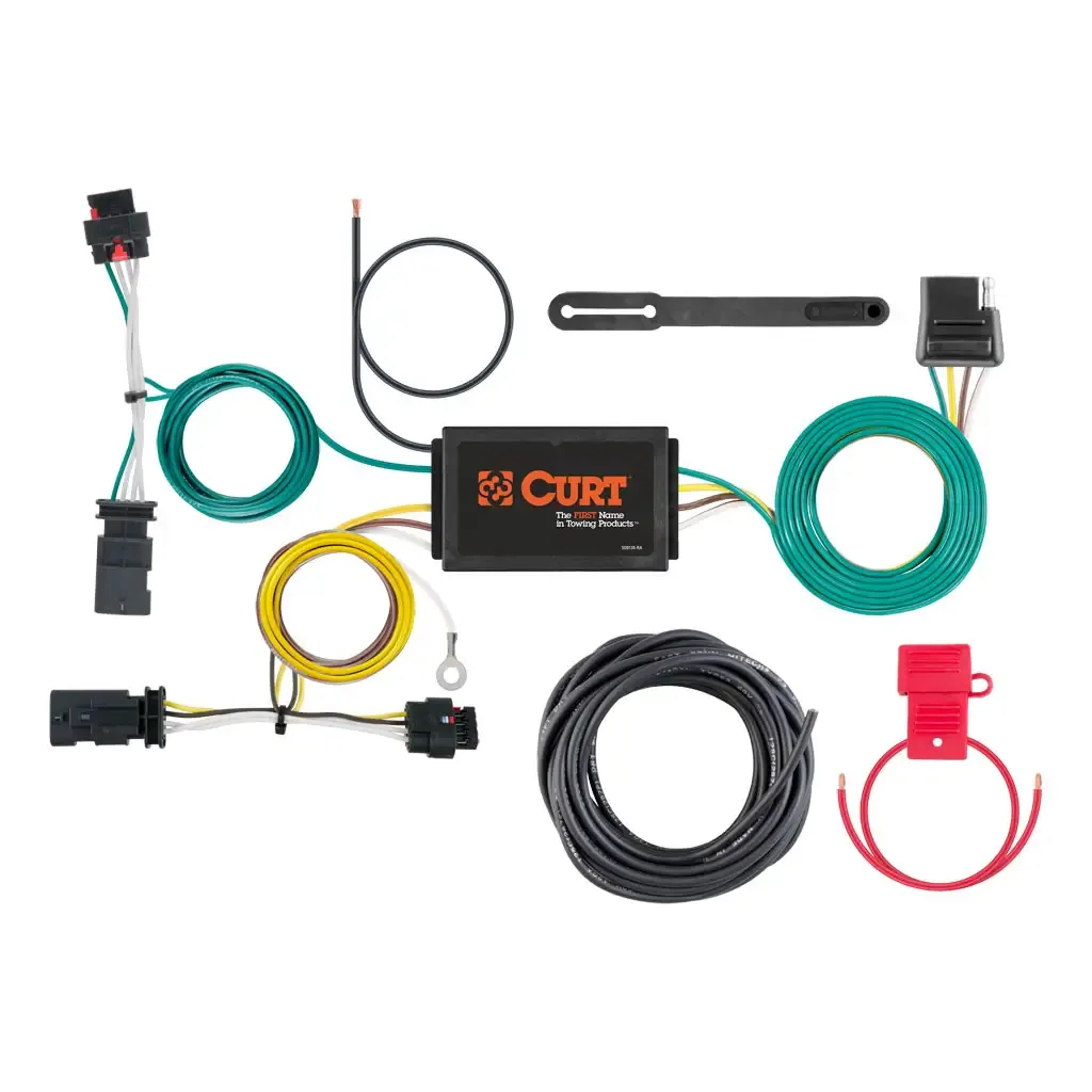 Custom Wiring Harness, 4-Way Flat Output, Select Jeep Compass Custom Wiring Harness, 4-Way Flat Output, Select Jeep Compass