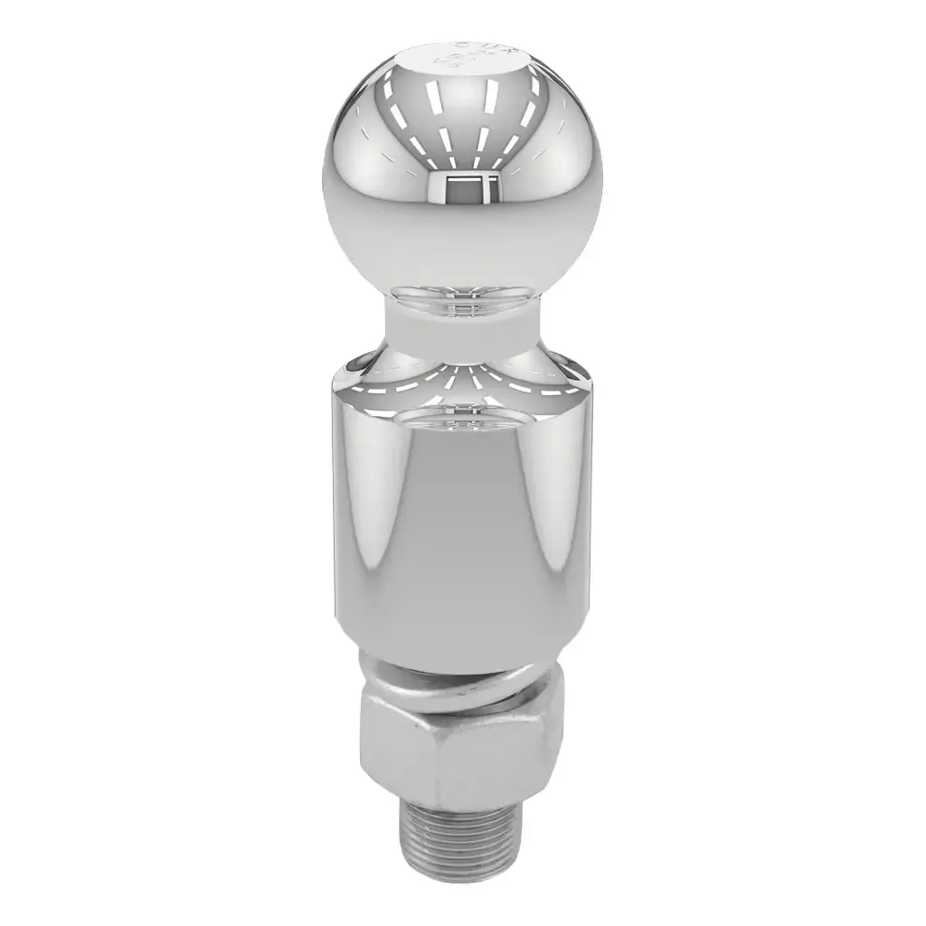 2" Trailer Ball (1" x 2-1/8" Shank, 2" Rise, 6,000 lbs., Chrome)