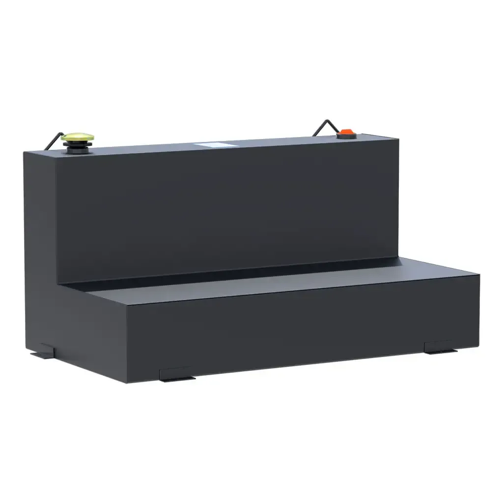 Matte Black 75-Gallon L-Shape Steel Transfer Tank