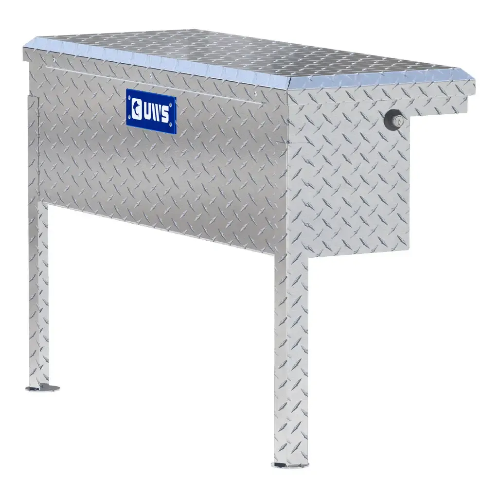 Bright Aluminum 36" Truck Side Tool Box with Low Profile (LTL Shipping Only)