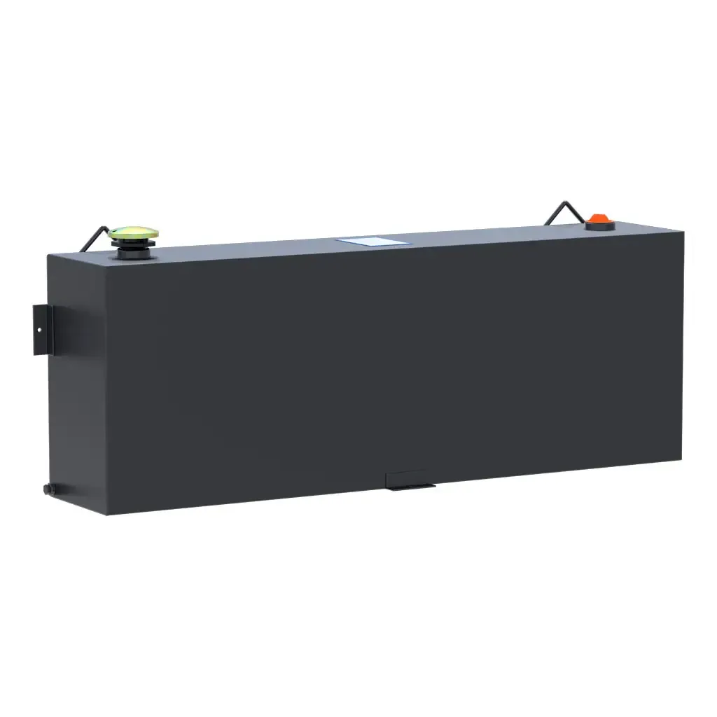 Matte Black 45-Gallon Rectangle Steel Transfer Tank