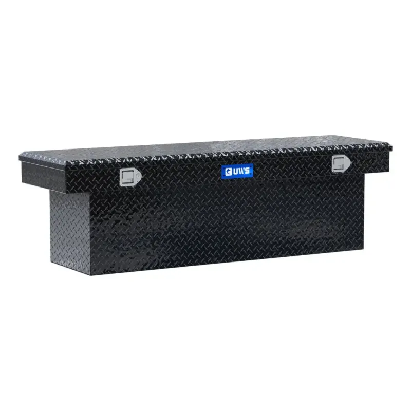 Gloss Black Aluminum 69" Deep Crossover Truck Tool Box