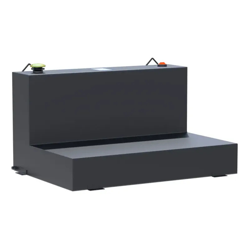 Matte Black 85-Gallon L-Shape Steel Transfer Tank